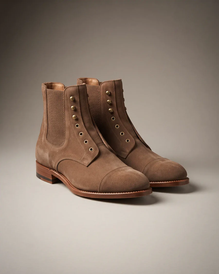 Jubb Boot — Tanned suede — View 1