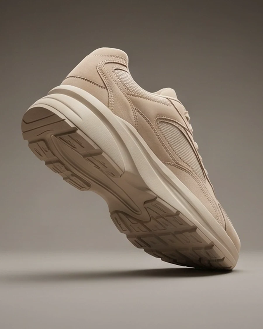 Sakhr Trainer — Nubuck and brushed canvas — View 4