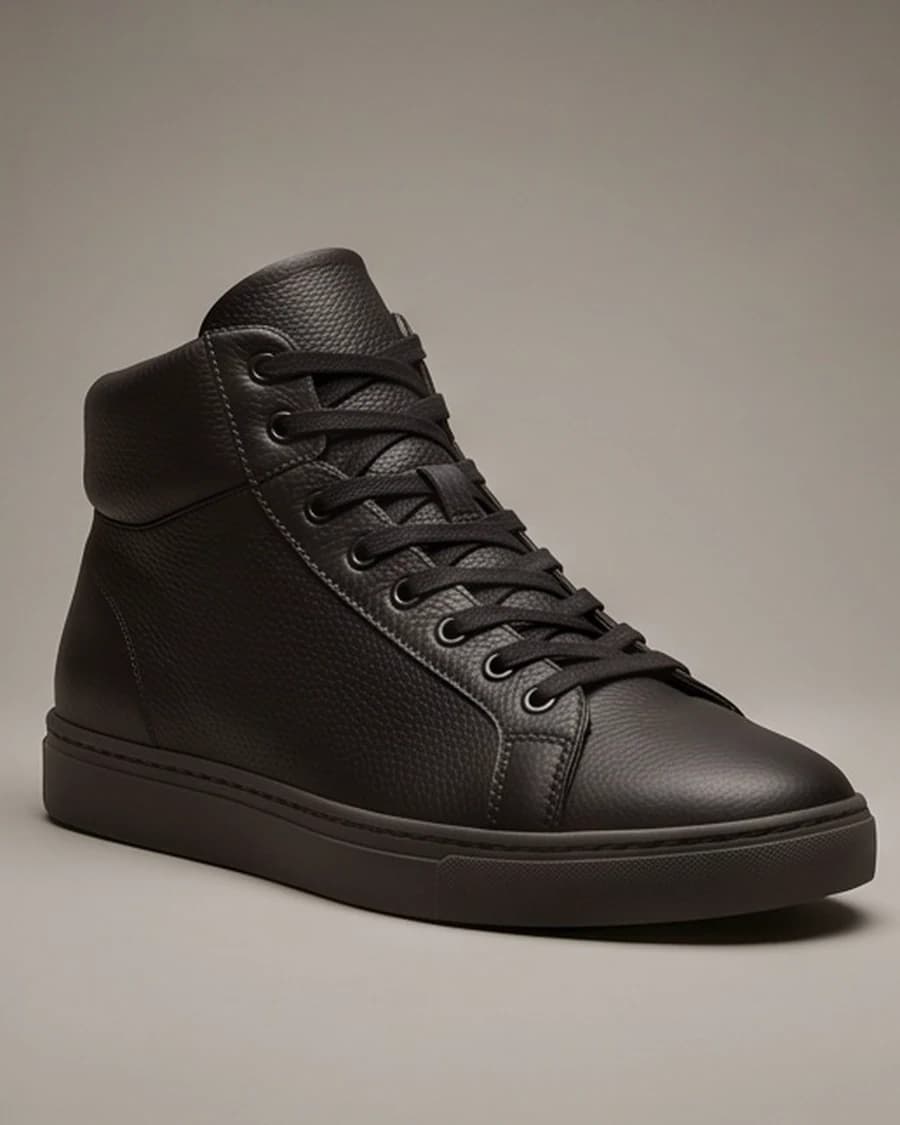 Wathba High-Top — Pebbled calf, vulcanised
